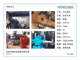 羅德凸輪轉(zhuǎn)子泵大慶油田應(yīng)用 羅德凸輪轉(zhuǎn)子泵大慶油田應(yīng)用