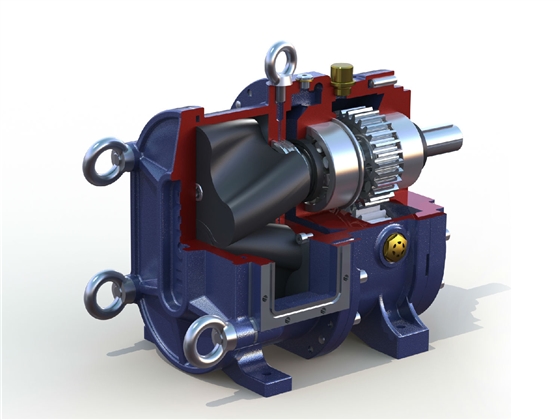 全橡膠包覆轉子的凸輪轉子泵 全橡膠包覆轉子的凸輪轉子泵