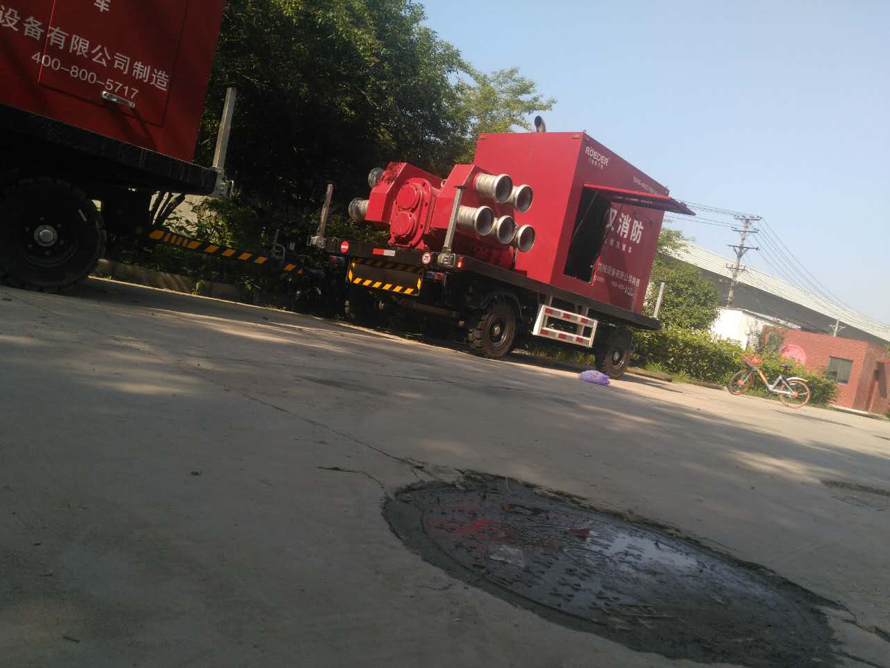 武漢消防移動凸輪泵車 武漢消防移動凸輪泵車